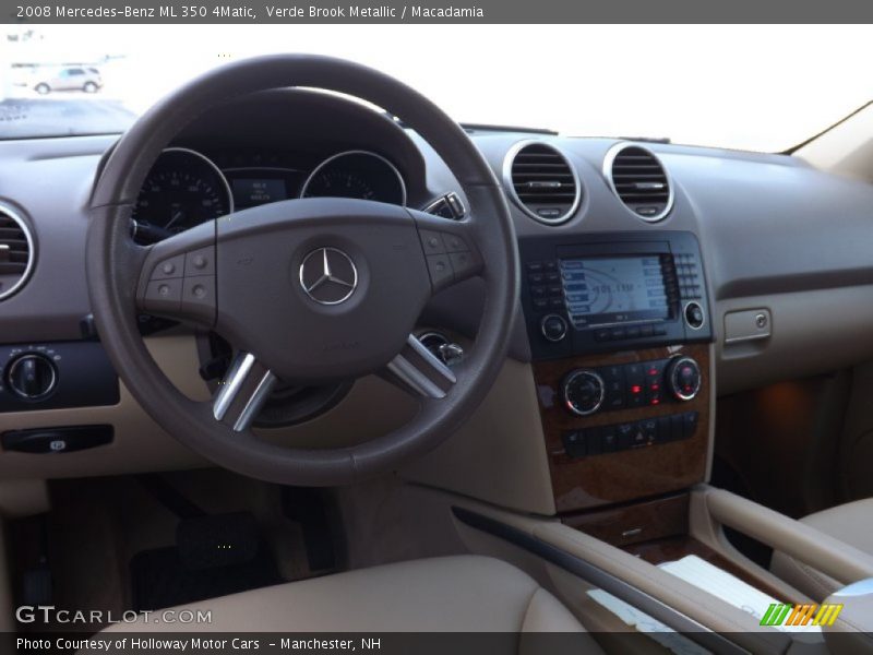 Verde Brook Metallic / Macadamia 2008 Mercedes-Benz ML 350 4Matic