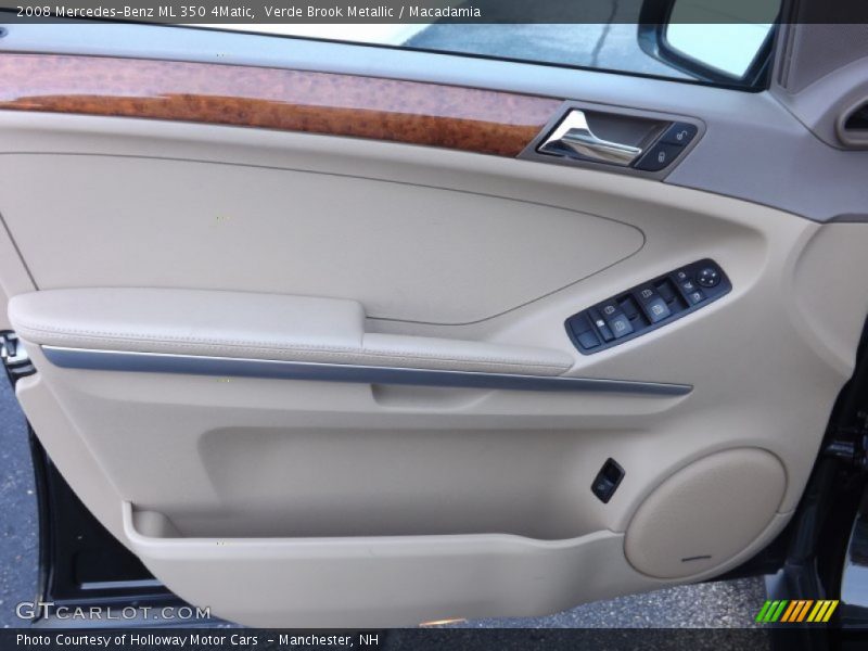 Verde Brook Metallic / Macadamia 2008 Mercedes-Benz ML 350 4Matic