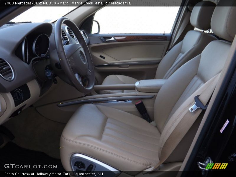 Verde Brook Metallic / Macadamia 2008 Mercedes-Benz ML 350 4Matic