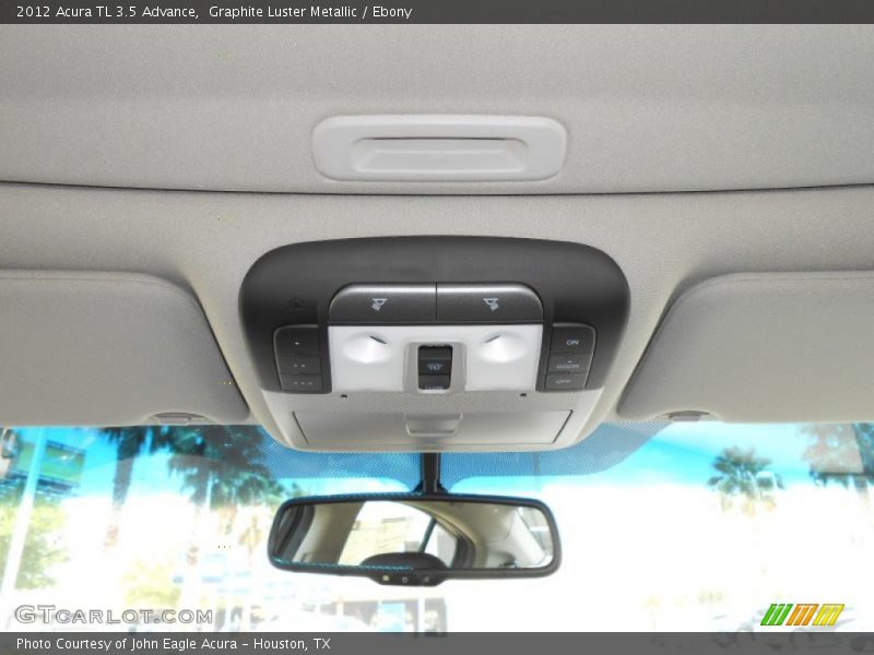 Graphite Luster Metallic / Ebony 2012 Acura TL 3.5 Advance