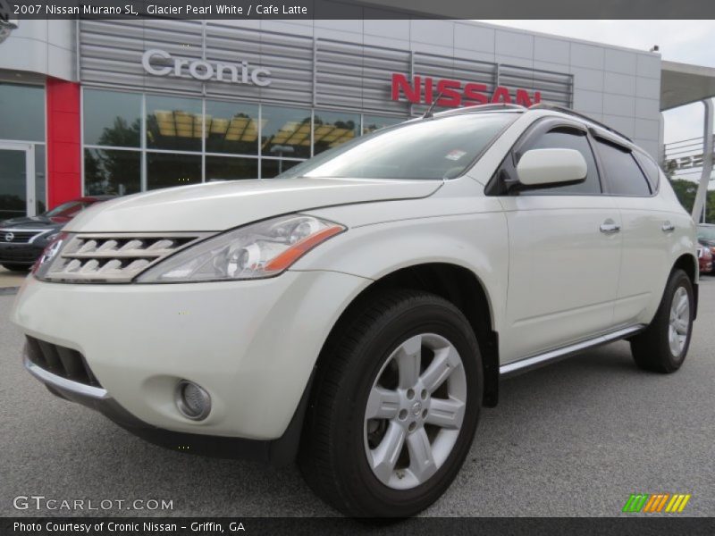 Glacier Pearl White / Cafe Latte 2007 Nissan Murano SL