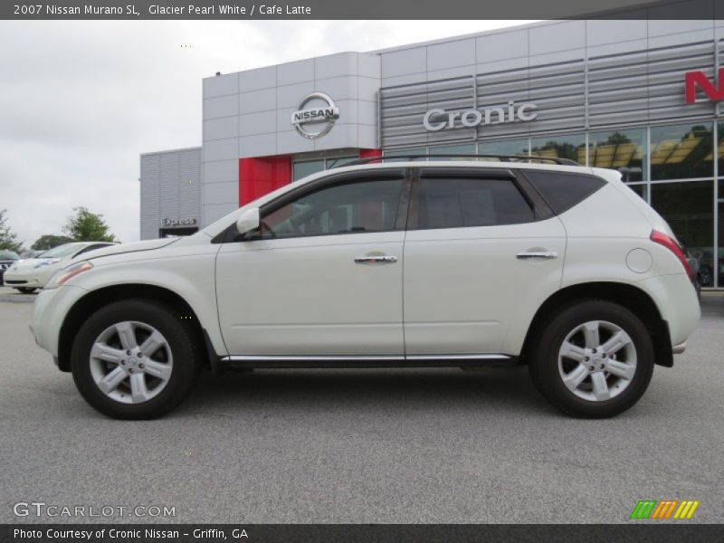 Glacier Pearl White / Cafe Latte 2007 Nissan Murano SL