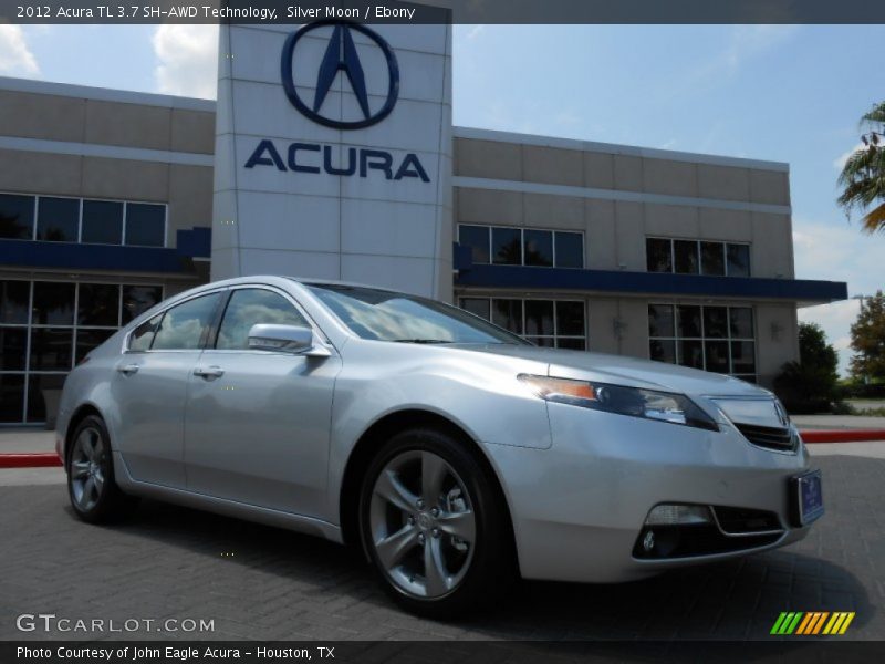 Silver Moon / Ebony 2012 Acura TL 3.7 SH-AWD Technology