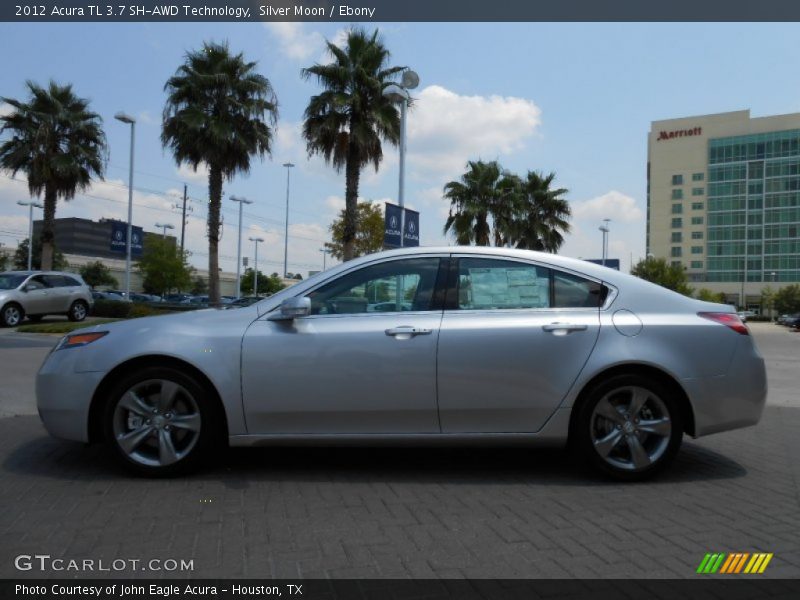 Silver Moon / Ebony 2012 Acura TL 3.7 SH-AWD Technology