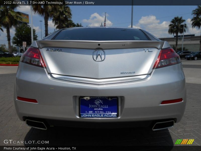 Silver Moon / Ebony 2012 Acura TL 3.7 SH-AWD Technology