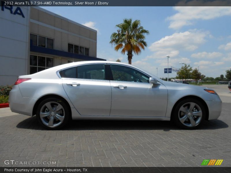 Silver Moon / Ebony 2012 Acura TL 3.7 SH-AWD Technology