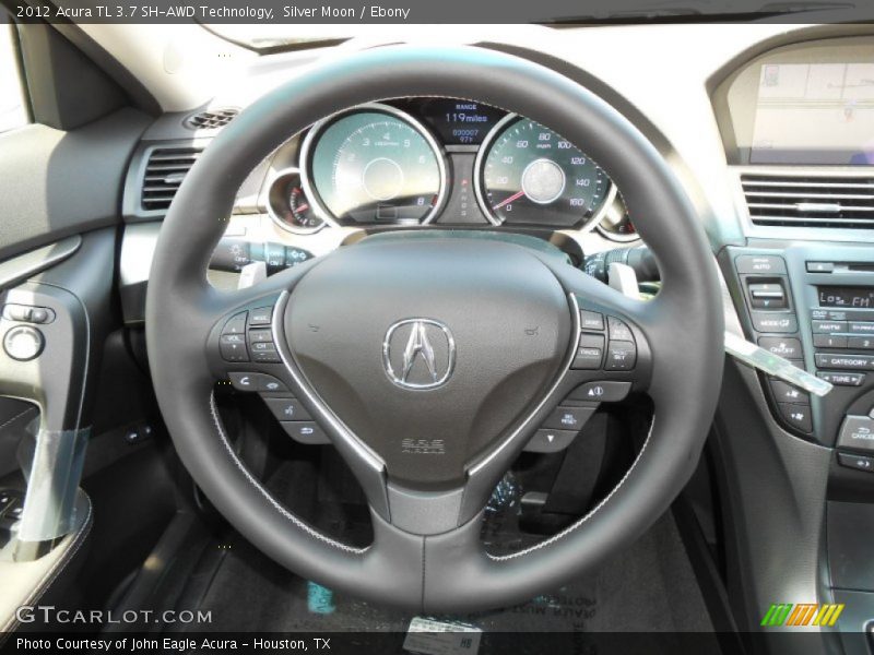 Silver Moon / Ebony 2012 Acura TL 3.7 SH-AWD Technology