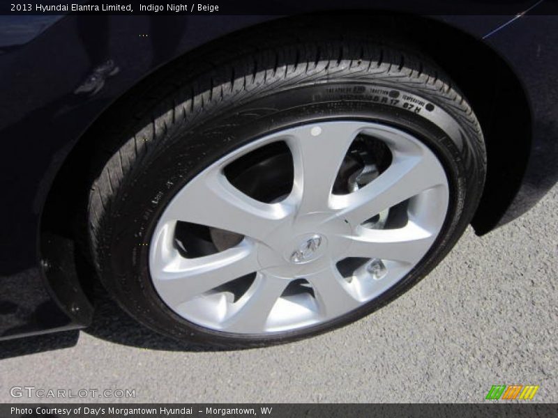 Indigo Night / Beige 2013 Hyundai Elantra Limited