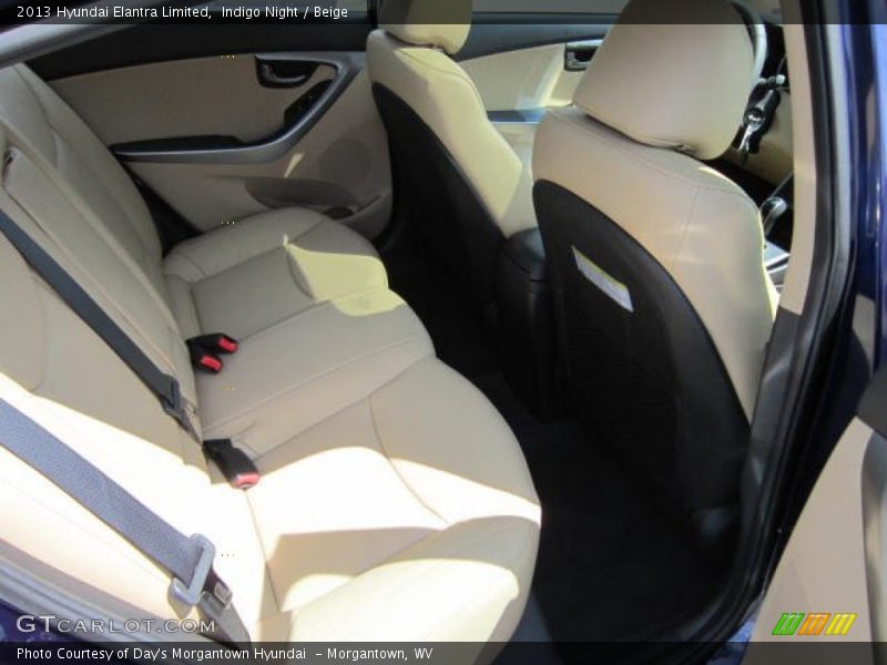 Indigo Night / Beige 2013 Hyundai Elantra Limited