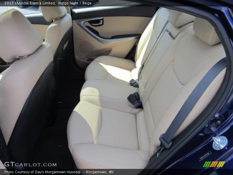 Indigo Night / Beige 2013 Hyundai Elantra Limited