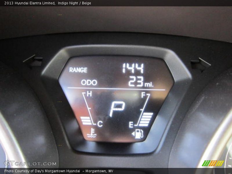 Indigo Night / Beige 2013 Hyundai Elantra Limited