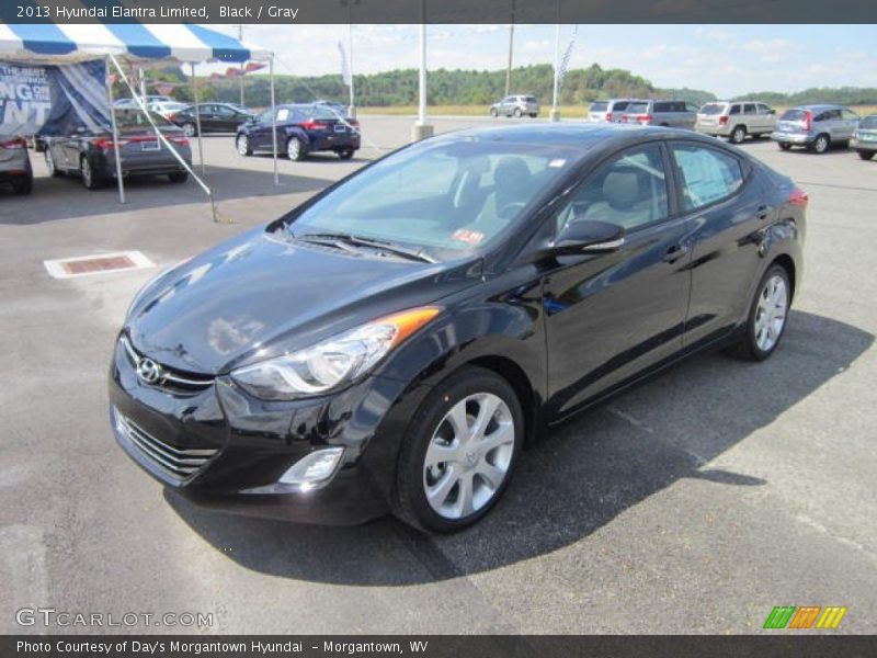 Black / Gray 2013 Hyundai Elantra Limited