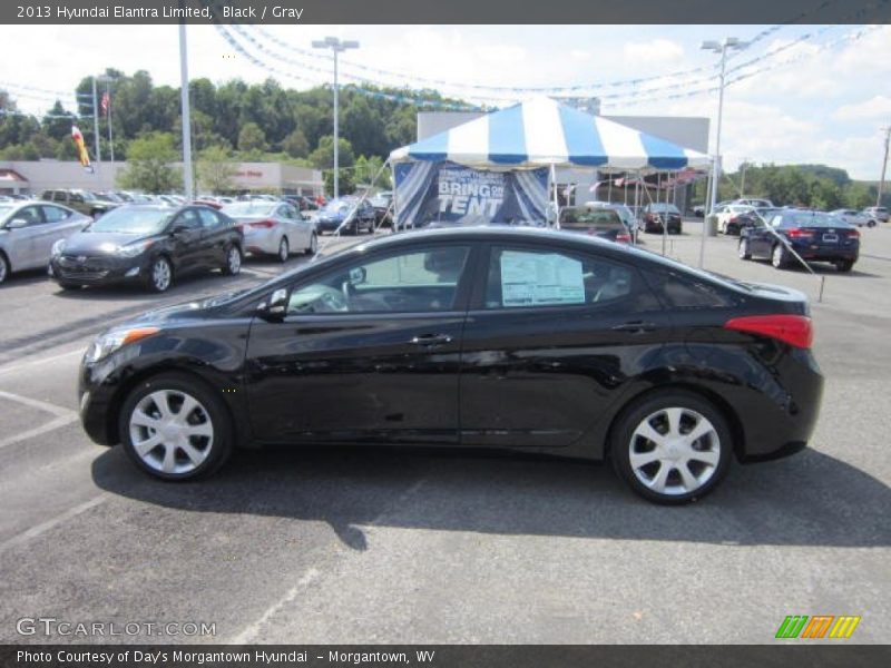 Black / Gray 2013 Hyundai Elantra Limited