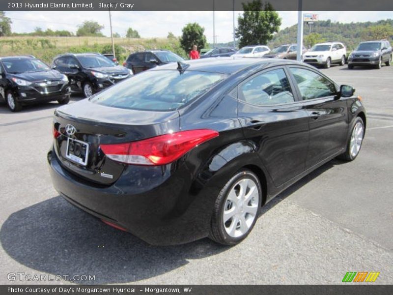 Black / Gray 2013 Hyundai Elantra Limited