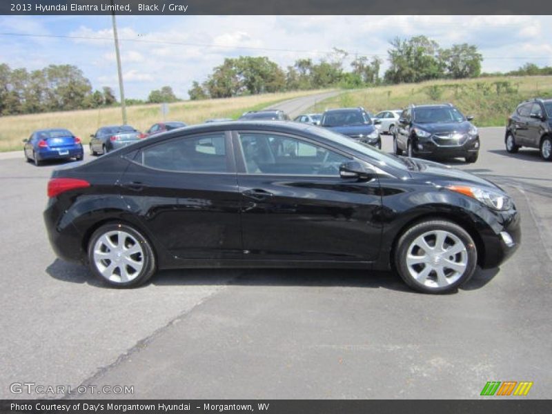 Black / Gray 2013 Hyundai Elantra Limited