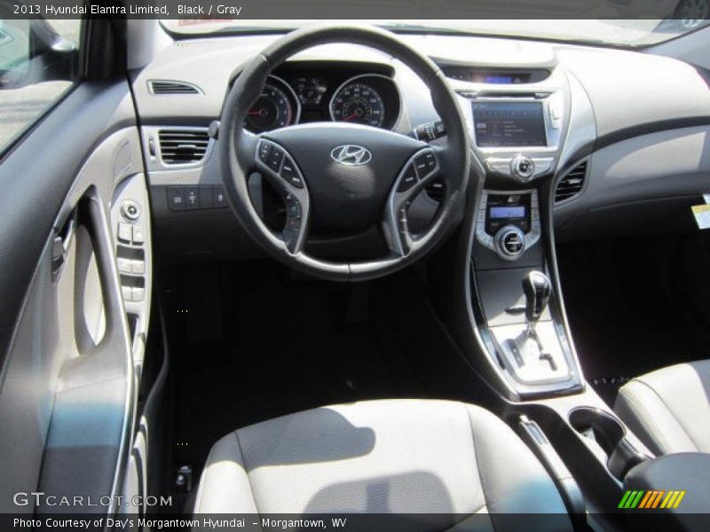 Black / Gray 2013 Hyundai Elantra Limited