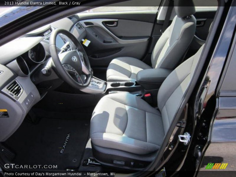 Black / Gray 2013 Hyundai Elantra Limited