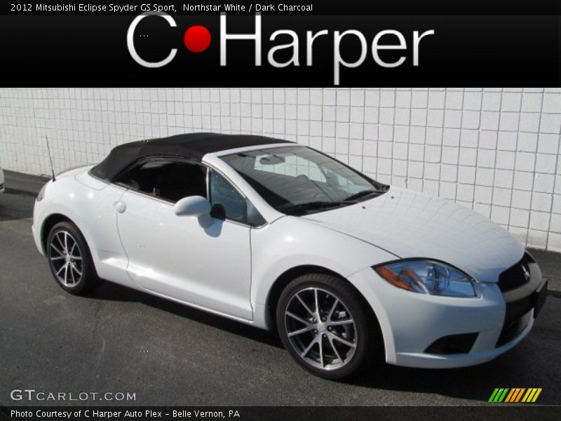 Northstar White / Dark Charcoal 2012 Mitsubishi Eclipse Spyder GS Sport