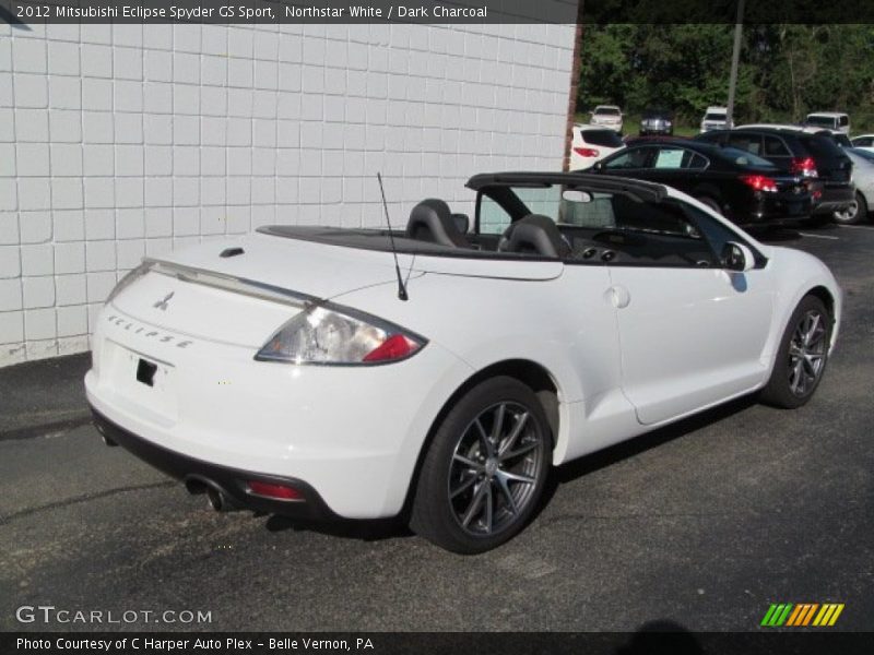 Northstar White / Dark Charcoal 2012 Mitsubishi Eclipse Spyder GS Sport