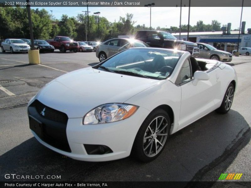 Northstar White / Dark Charcoal 2012 Mitsubishi Eclipse Spyder GS Sport