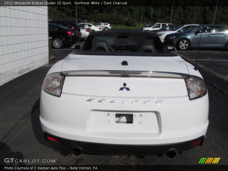 Northstar White / Dark Charcoal 2012 Mitsubishi Eclipse Spyder GS Sport
