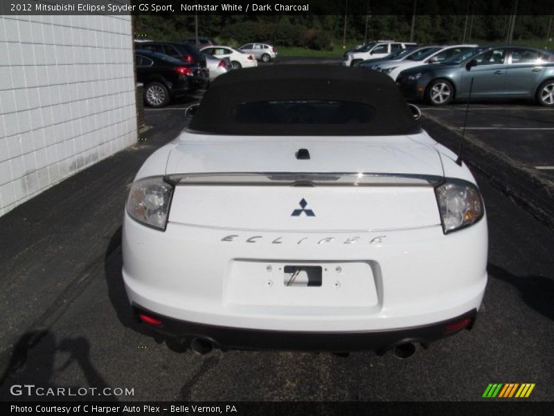 Northstar White / Dark Charcoal 2012 Mitsubishi Eclipse Spyder GS Sport