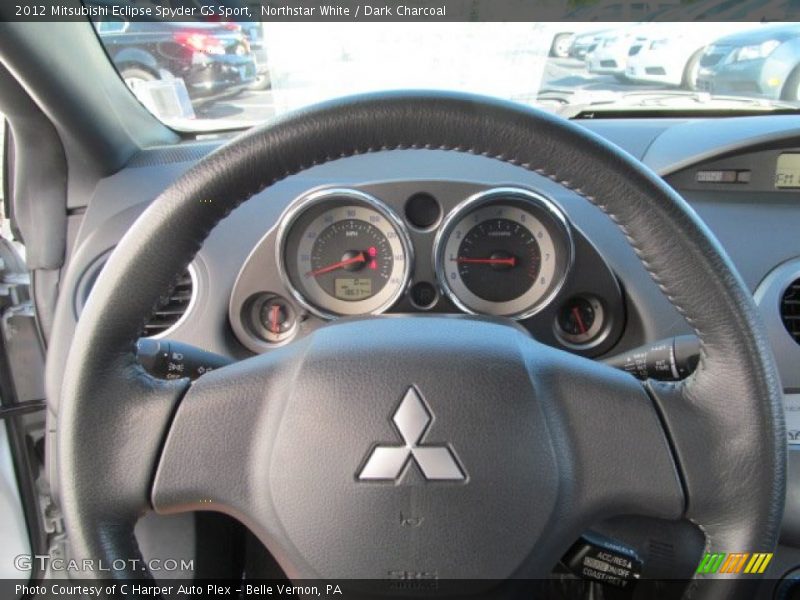 Northstar White / Dark Charcoal 2012 Mitsubishi Eclipse Spyder GS Sport