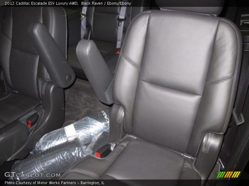 Black Raven / Ebony/Ebony 2012 Cadillac Escalade ESV Luxury AWD