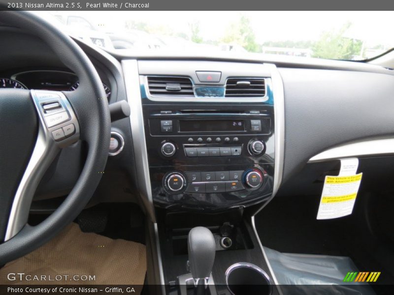 Pearl White / Charcoal 2013 Nissan Altima 2.5 S