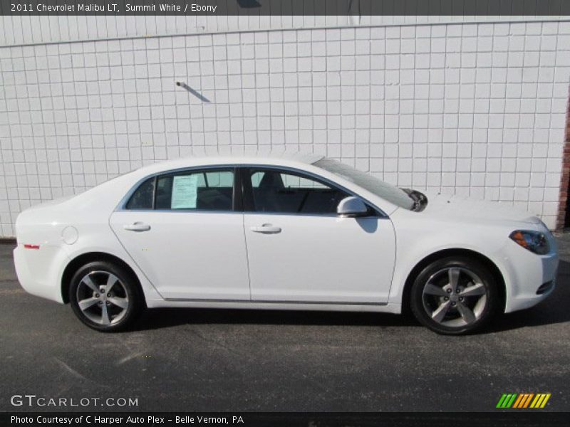 Summit White / Ebony 2011 Chevrolet Malibu LT