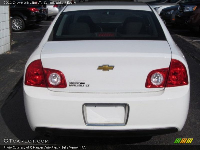 Summit White / Ebony 2011 Chevrolet Malibu LT