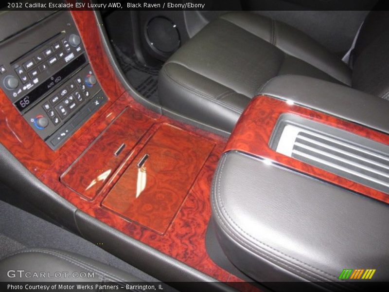 Black Raven / Ebony/Ebony 2012 Cadillac Escalade ESV Luxury AWD