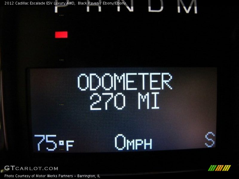 Black Raven / Ebony/Ebony 2012 Cadillac Escalade ESV Luxury AWD
