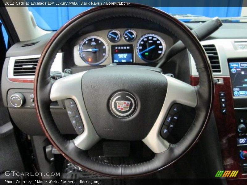  2012 Escalade ESV Luxury AWD Steering Wheel