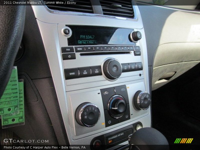 Summit White / Ebony 2011 Chevrolet Malibu LT