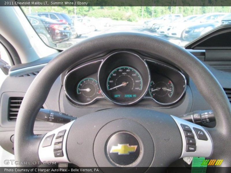Summit White / Ebony 2011 Chevrolet Malibu LT