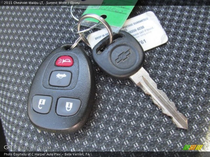 Summit White / Ebony 2011 Chevrolet Malibu LT