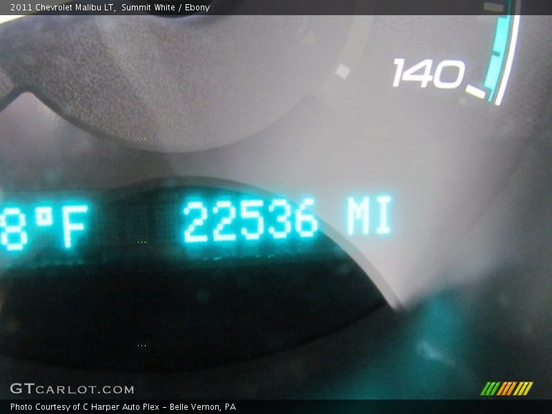 Summit White / Ebony 2011 Chevrolet Malibu LT