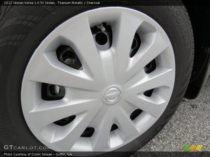 Titanium Metallic / Charcoal 2012 Nissan Versa 1.6 SV Sedan