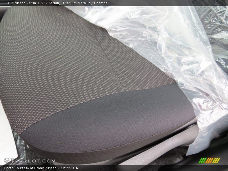 Titanium Metallic / Charcoal 2012 Nissan Versa 1.6 SV Sedan