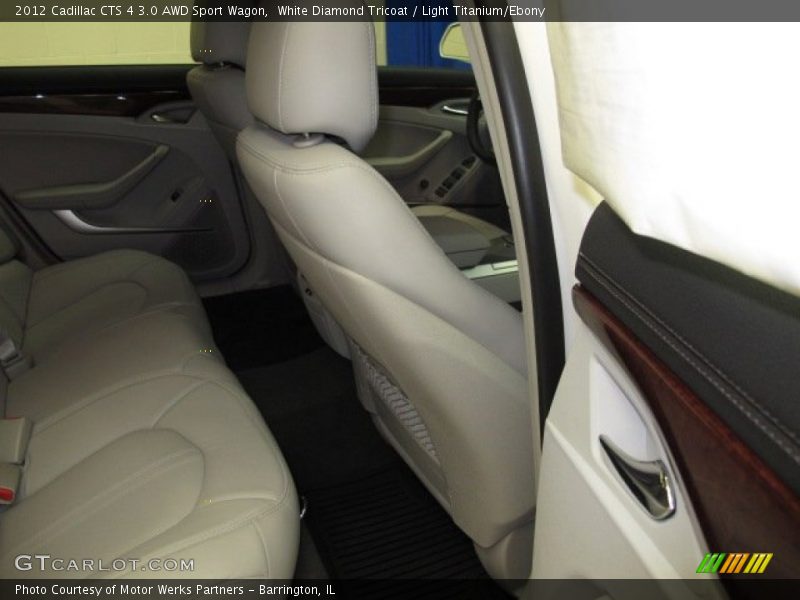 White Diamond Tricoat / Light Titanium/Ebony 2012 Cadillac CTS 4 3.0 AWD Sport Wagon