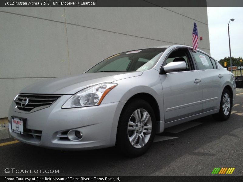 Brilliant Silver / Charcoal 2012 Nissan Altima 2.5 S