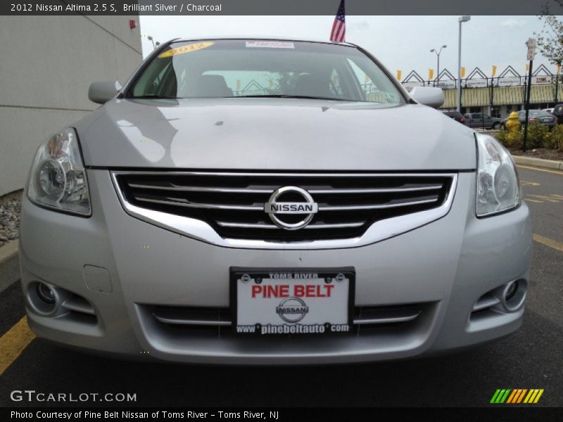Brilliant Silver / Charcoal 2012 Nissan Altima 2.5 S