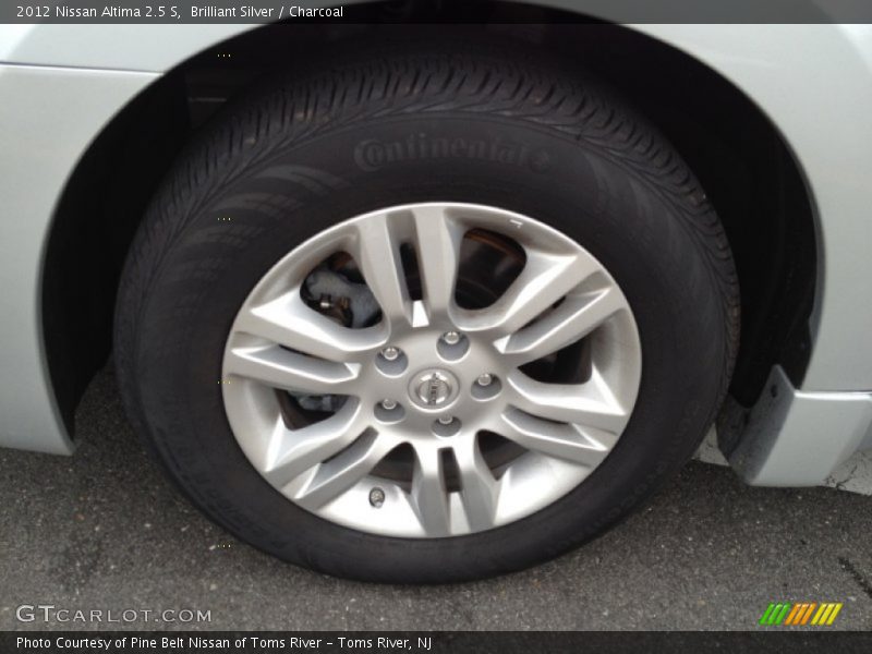 Brilliant Silver / Charcoal 2012 Nissan Altima 2.5 S