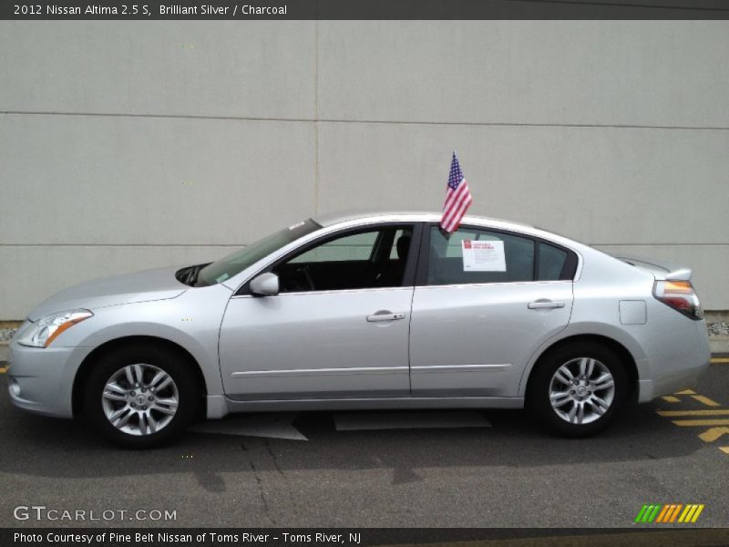 Brilliant Silver / Charcoal 2012 Nissan Altima 2.5 S