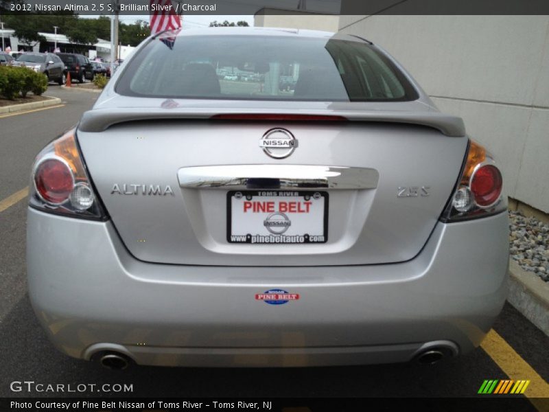 Brilliant Silver / Charcoal 2012 Nissan Altima 2.5 S