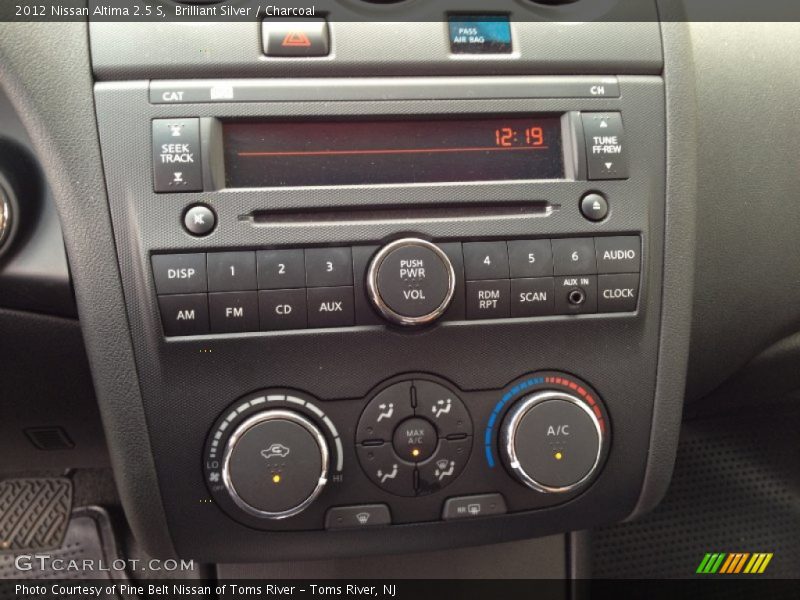 Brilliant Silver / Charcoal 2012 Nissan Altima 2.5 S