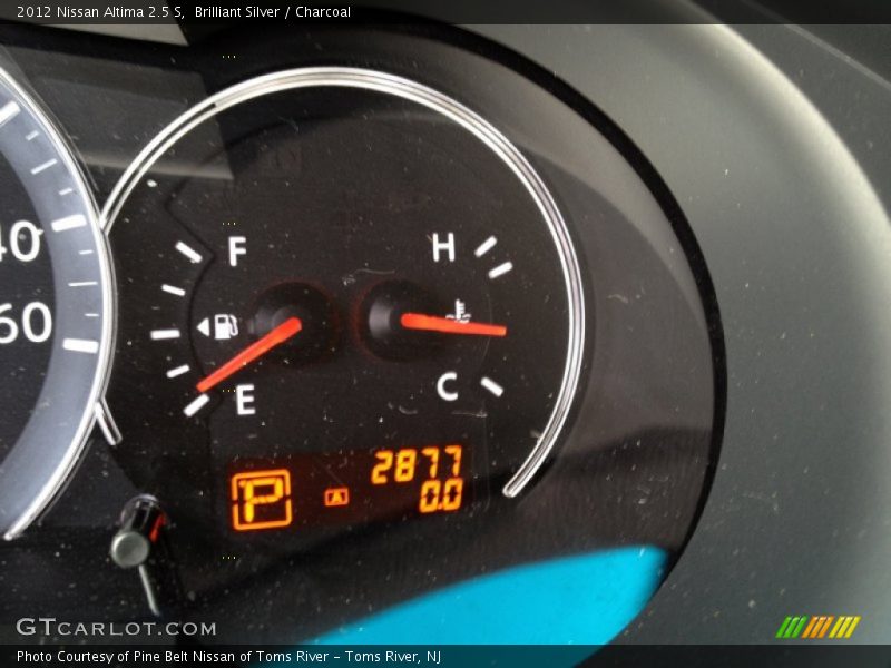 Brilliant Silver / Charcoal 2012 Nissan Altima 2.5 S