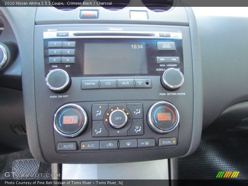 Crimson Black / Charcoal 2010 Nissan Altima 2.5 S Coupe