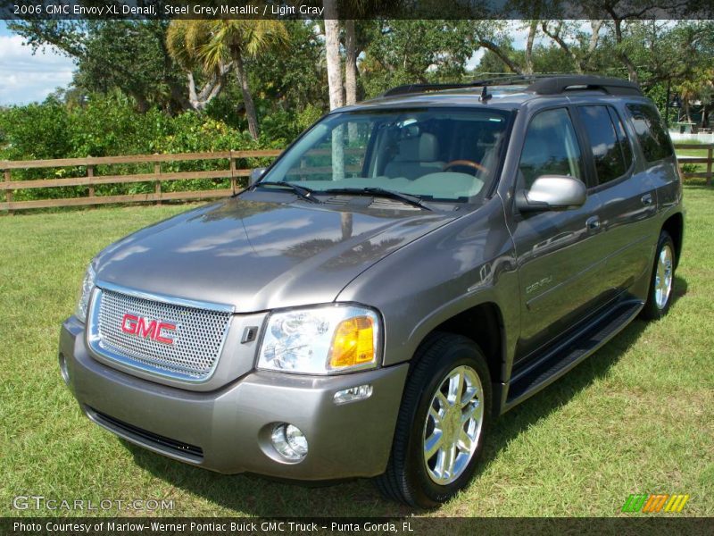 Steel Grey Metallic / Light Gray 2006 GMC Envoy XL Denali